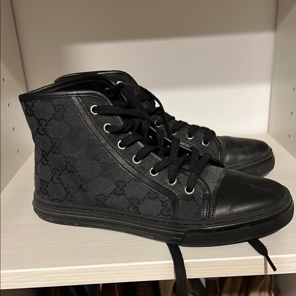 Gucci Black High-Top Sneakers
